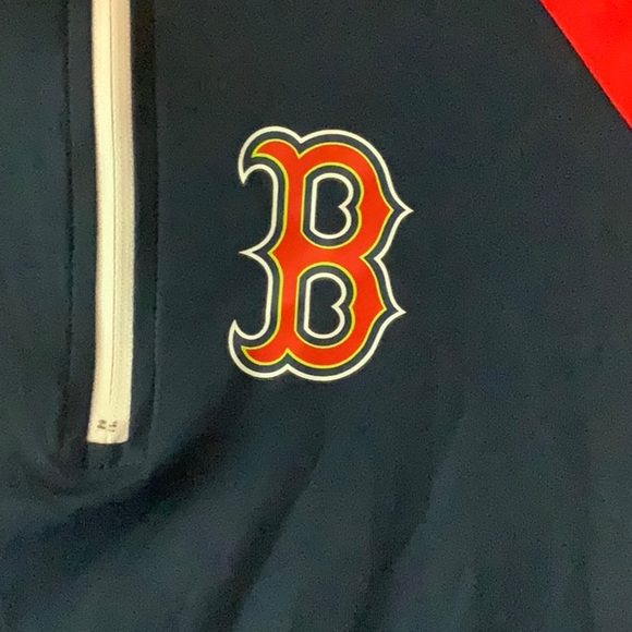 NWT, quarter zip Boston Red Sox - Picture 2 of 5